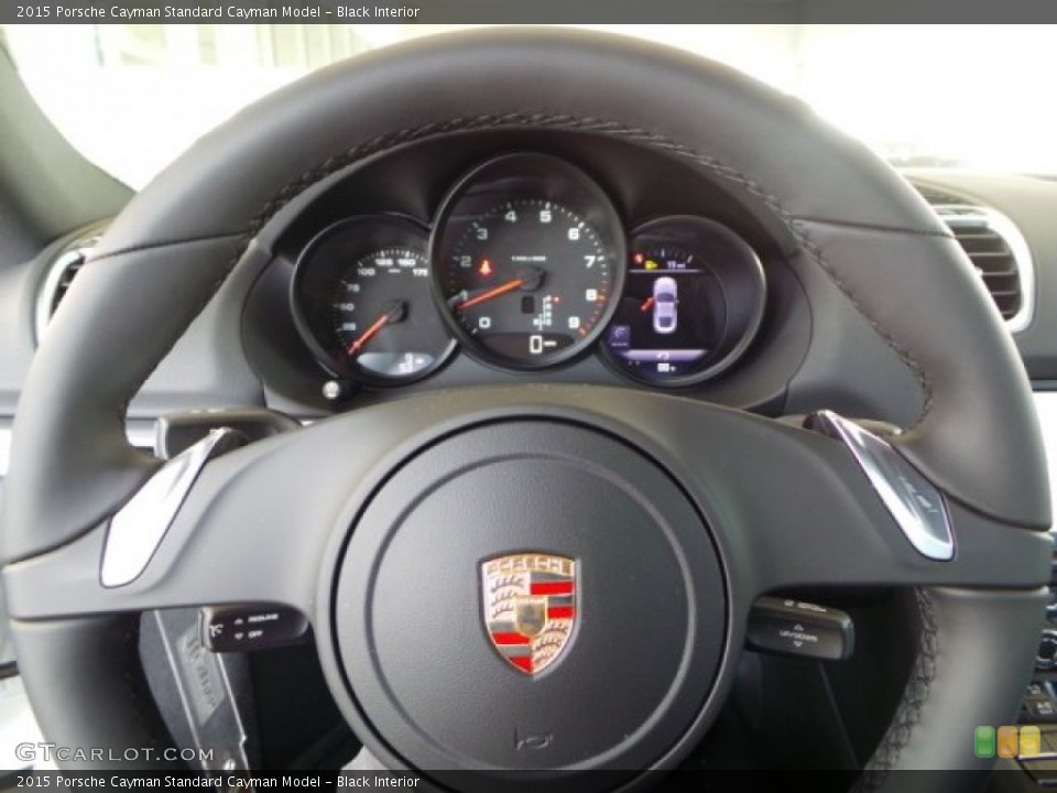 Black Interior Steering Wheel for the 2015 Porsche Cayman  #103339682