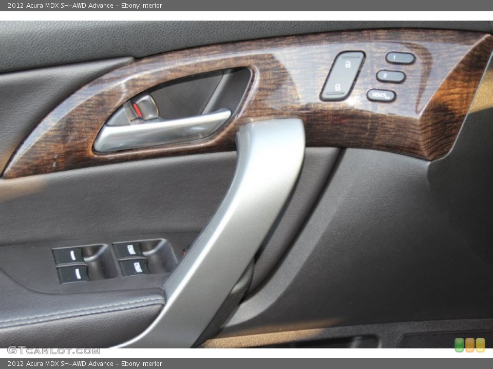 Ebony Interior Controls for the 2012 Acura MDX SH-AWD Advance #103340156