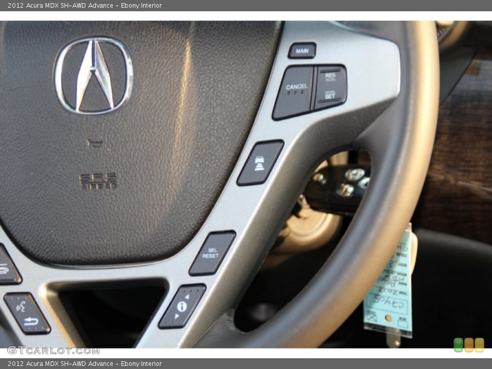 Ebony Interior Controls for the 2012 Acura MDX SH-AWD Advance #103340369