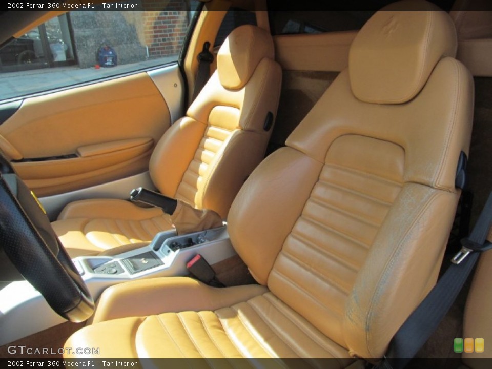 Tan Interior Front Seat for the 2002 Ferrari 360 Modena F1 #103340474