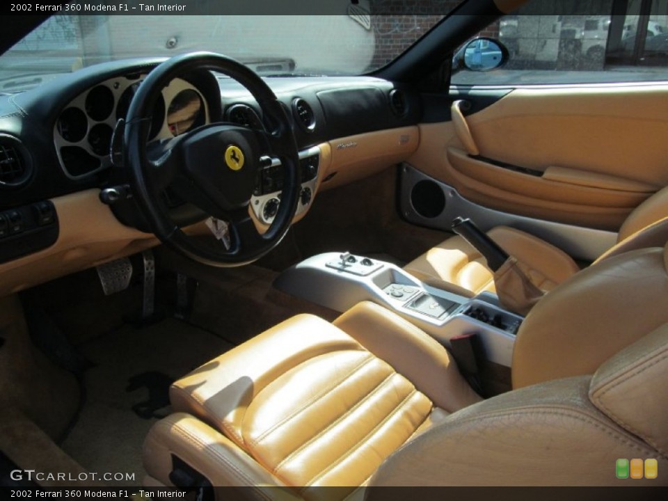 Tan Interior Front Seat for the 2002 Ferrari 360 Modena F1 #103340510
