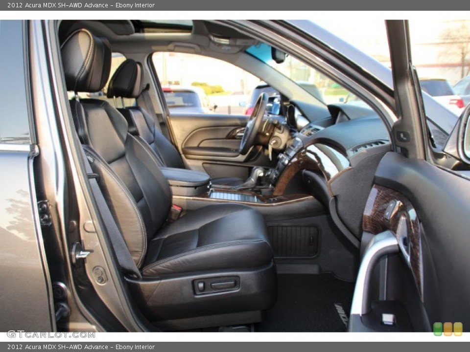 Ebony Interior Front Seat for the 2012 Acura MDX SH-AWD Advance #103340522