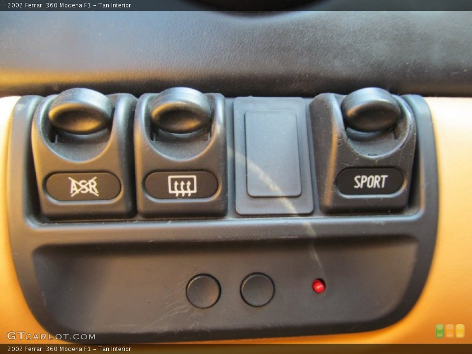 Tan Interior Controls for the 2002 Ferrari 360 Modena F1 #103340723