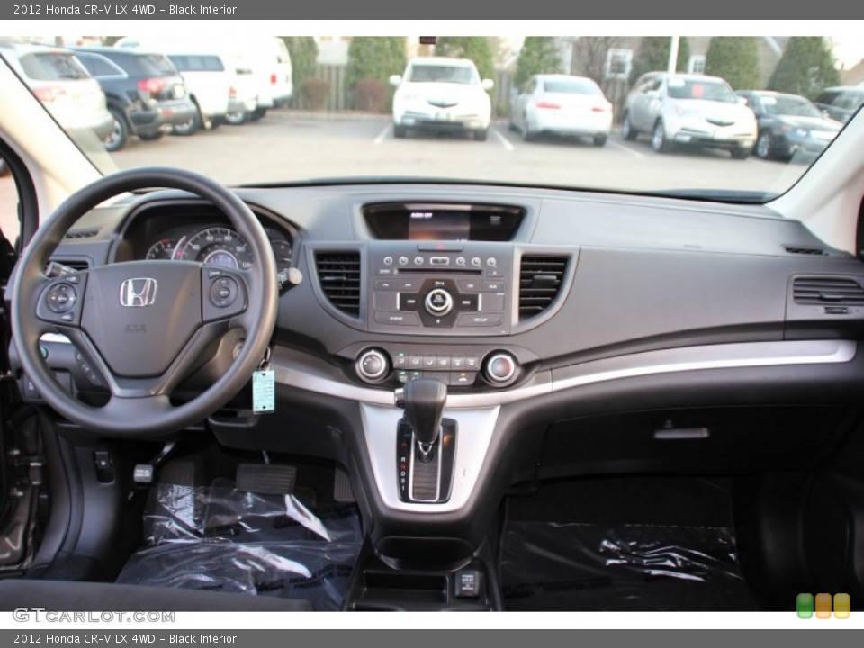 Black Interior Dashboard for the 2012 Honda CR-V LX 4WD #103342988