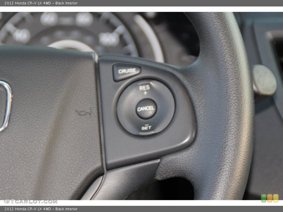 Black Interior Controls for the 2012 Honda CR-V LX 4WD #103343081