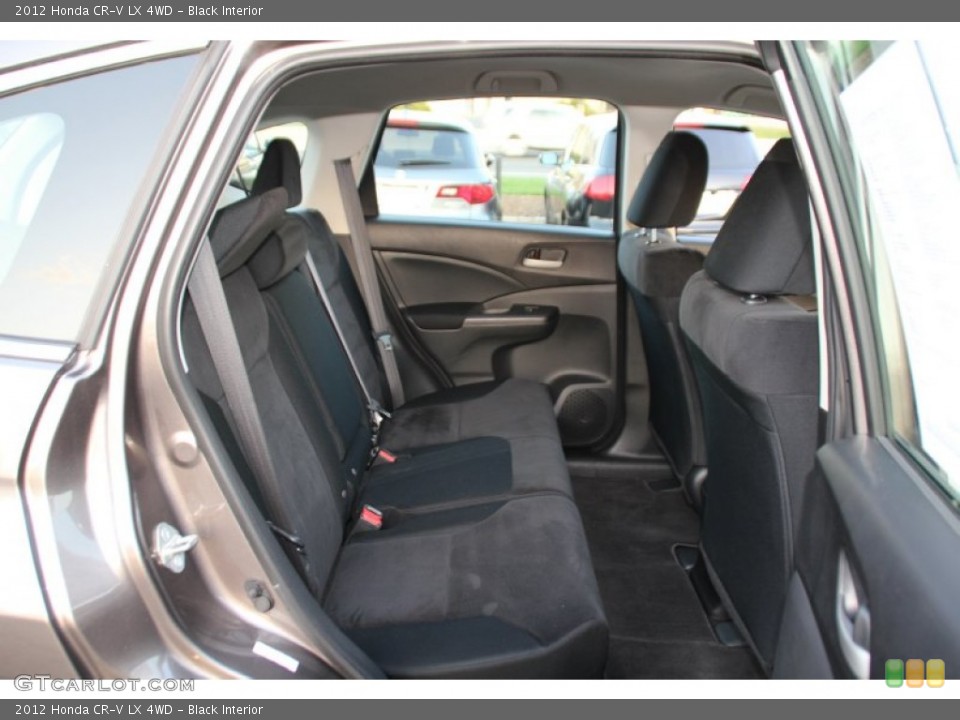 Black Interior Rear Seat for the 2012 Honda CR-V LX 4WD #103343171