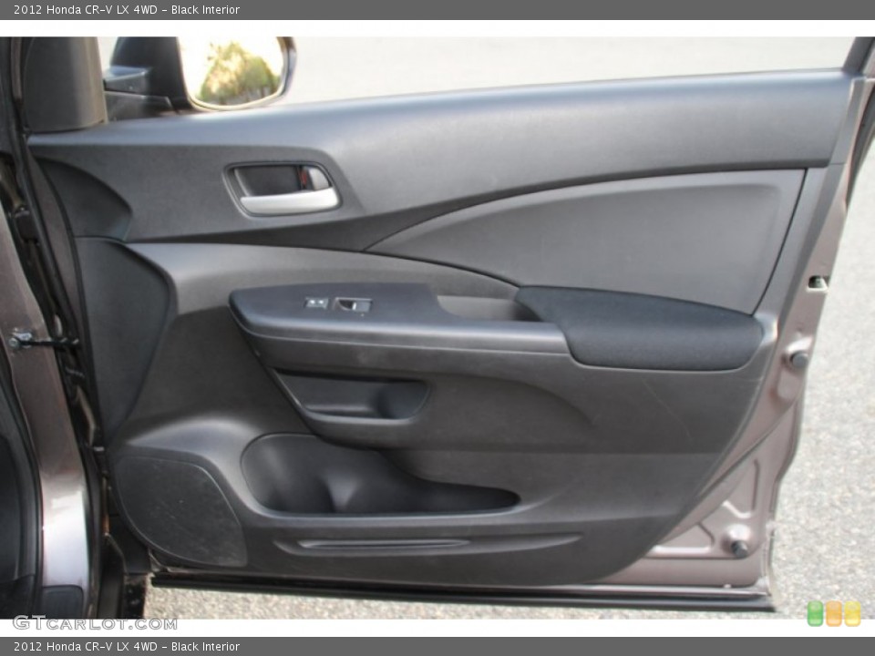 Black Interior Door Panel for the 2012 Honda CR-V LX 4WD #103343186