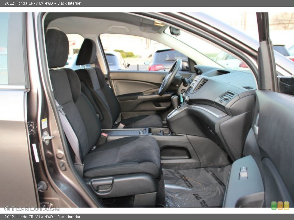 Black Interior Front Seat for the 2012 Honda CR-V LX 4WD #103343234