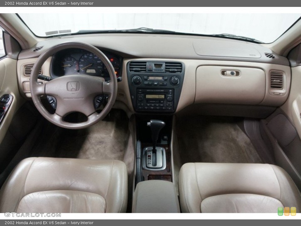 Ivory Interior Photo for the 2002 Honda Accord EX V6 Sedan #103349673