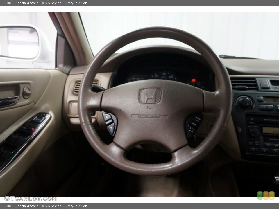 Ivory Interior Steering Wheel for the 2002 Honda Accord EX V6 Sedan #103349706
