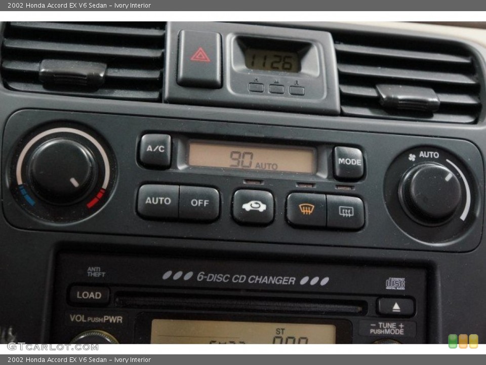 Ivory Interior Controls for the 2002 Honda Accord EX V6 Sedan #103349852