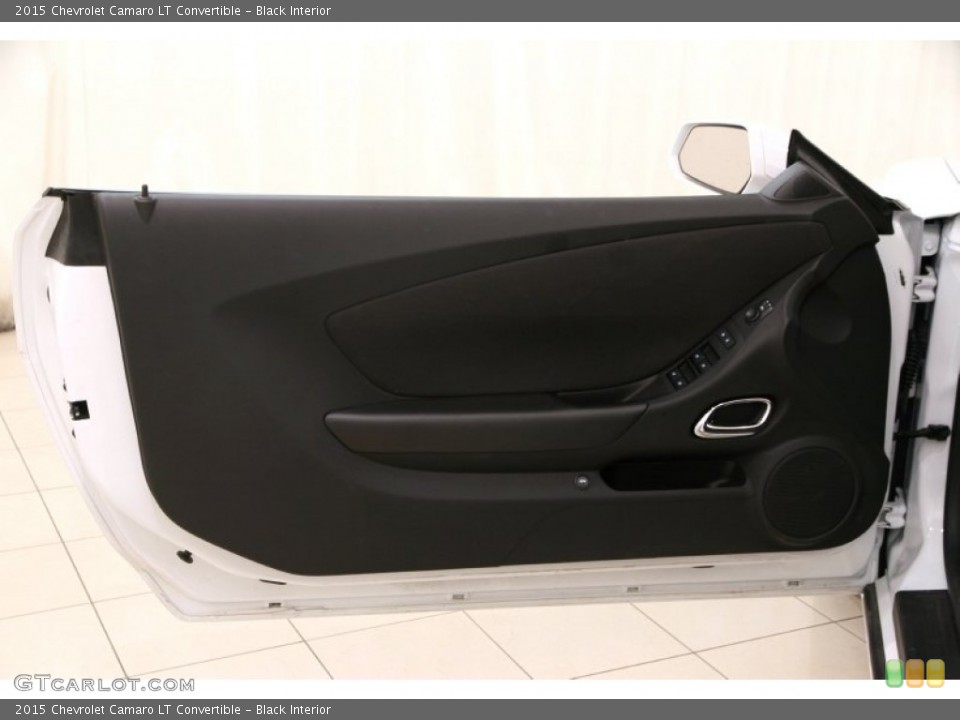 Black Interior Door Panel for the 2015 Chevrolet Camaro LT Convertible #103349861