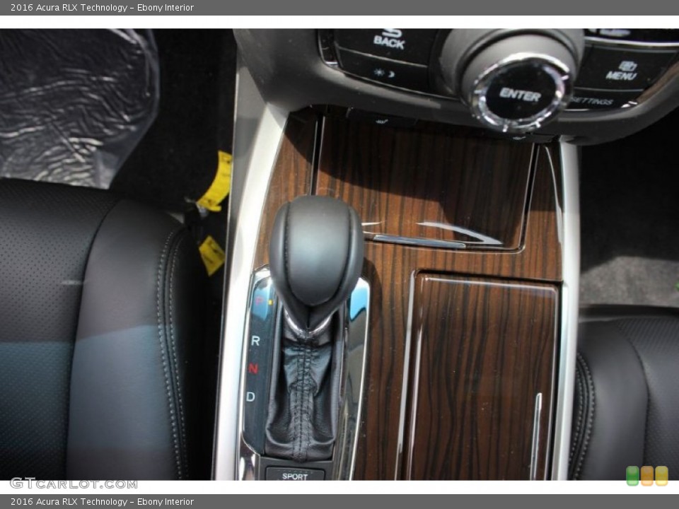 Ebony Interior Transmission for the 2016 Acura RLX Technology #103349936