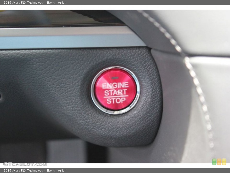 Ebony Interior Controls for the 2016 Acura RLX Technology #103350023