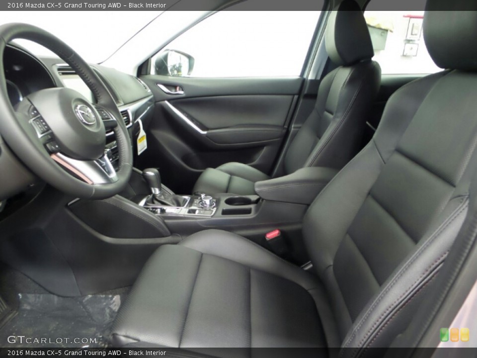 Black Interior Photo for the 2016 Mazda CX-5 Grand Touring AWD #103350497