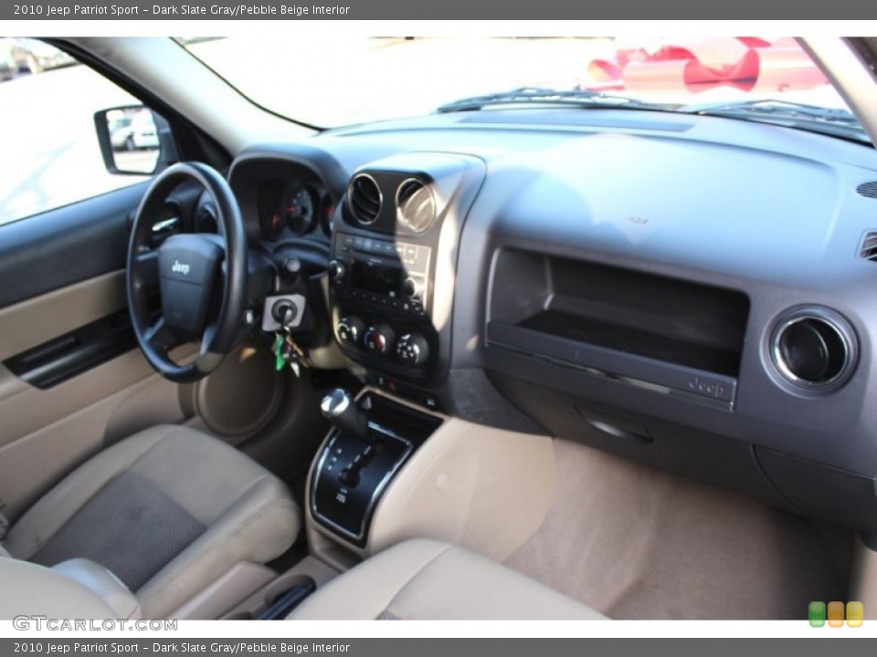Dark Slate Gray/Pebble Beige Interior Photo for the 2010 Jeep Patriot Sport #103354511