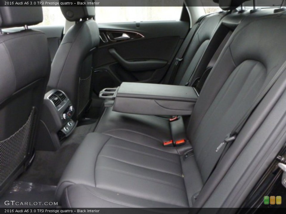Black Interior Rear Seat for the 2016 Audi A6 3.0 TFSI Prestige quattro #103354649