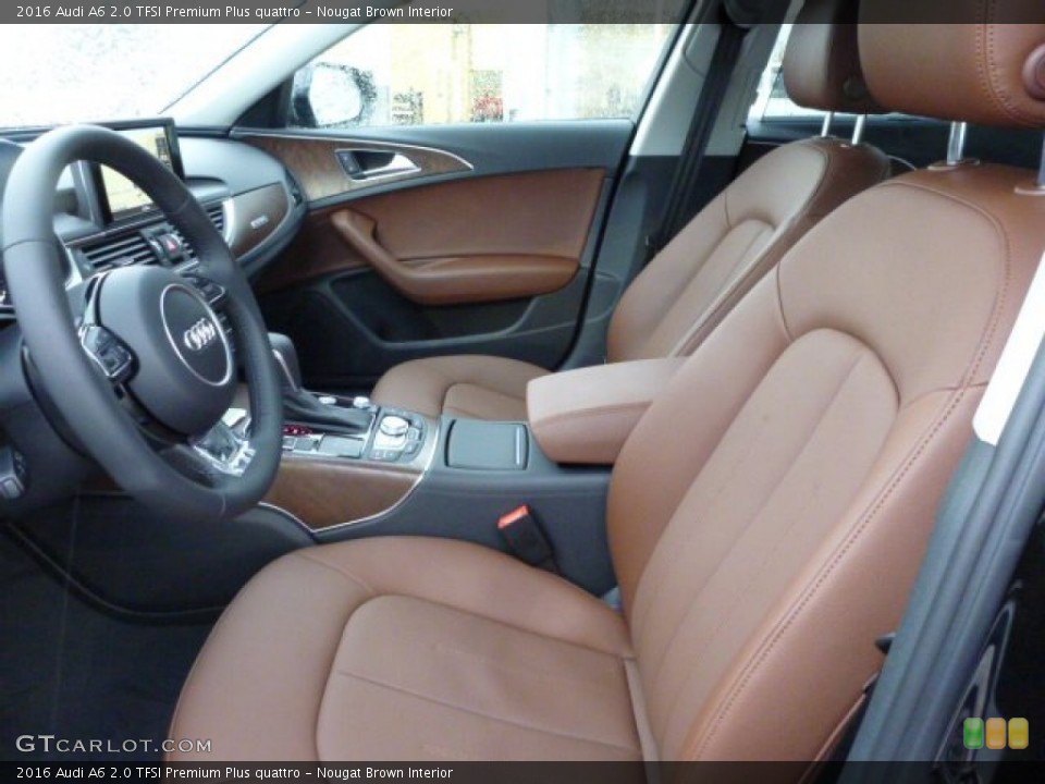 Nougat Brown Interior Photo for the 2016 Audi A6 2.0 TFSI Premium Plus quattro #103354898