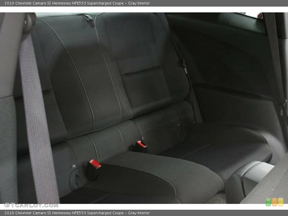 Gray Interior Rear Seat for the 2010 Chevrolet Camaro SS Hennessey HPE550 Supercharged Coupe #103364313