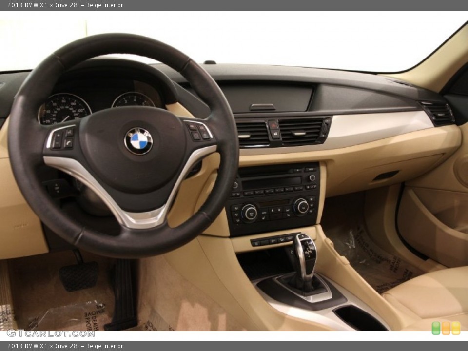 Beige Interior Dashboard for the 2013 BMW X1 xDrive 28i #103367178