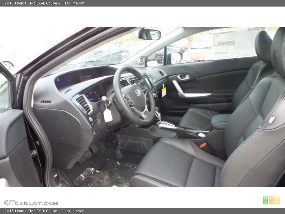 Black Interior Photo for the 2015 Honda Civic EX-L Coupe #103368609