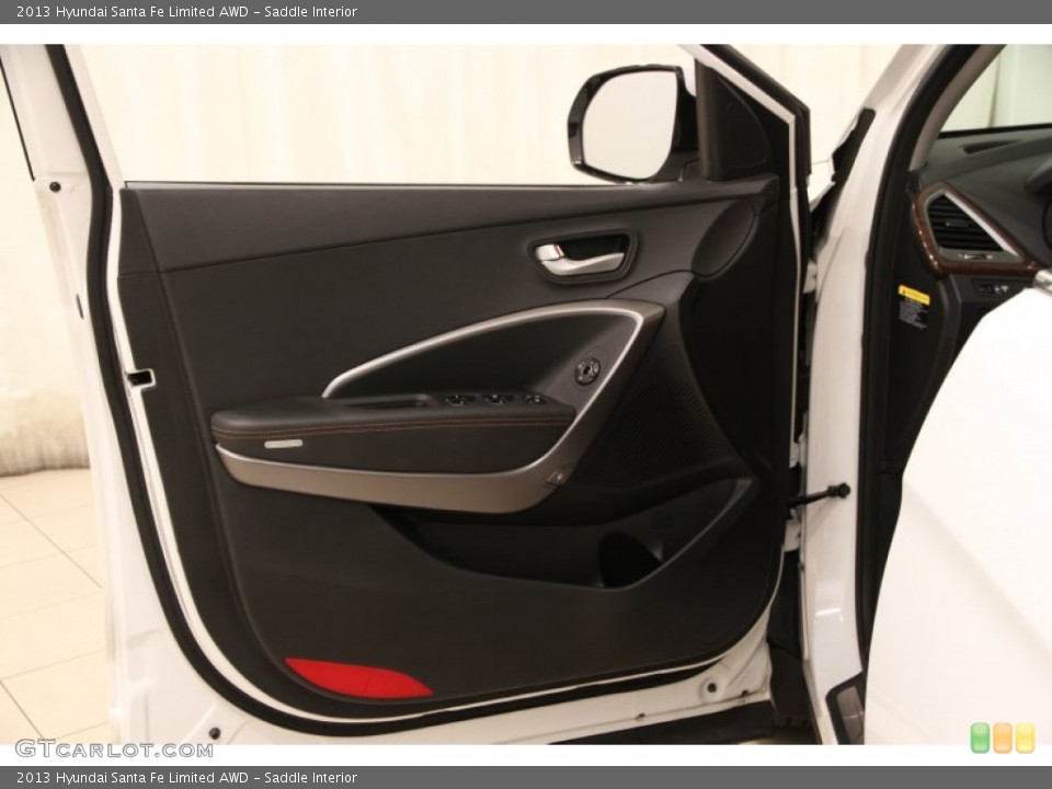 Saddle Interior Door Panel for the 2013 Hyundai Santa Fe Limited AWD #103369725