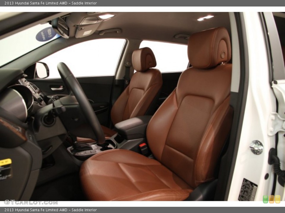 Saddle Interior Photo for the 2013 Hyundai Santa Fe Limited AWD #103369746