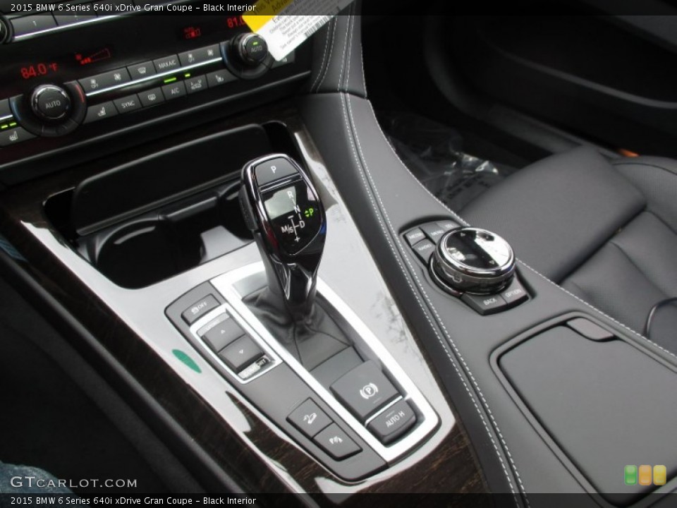 Black Interior Transmission for the 2015 BMW 6 Series 640i xDrive Gran Coupe #103372332