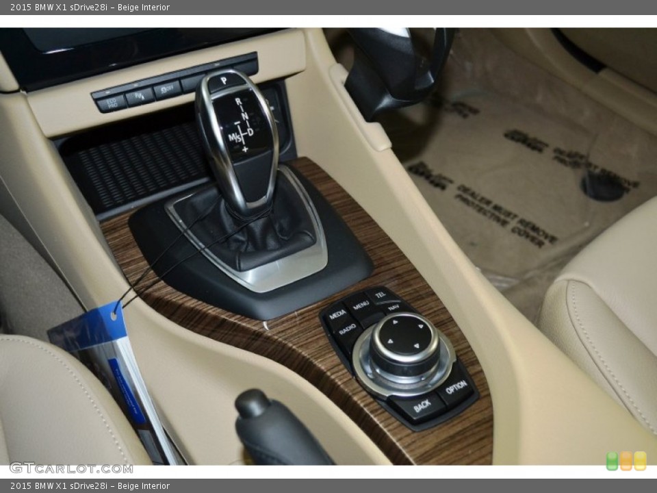 Beige Interior Transmission for the 2015 BMW X1 sDrive28i #103376901