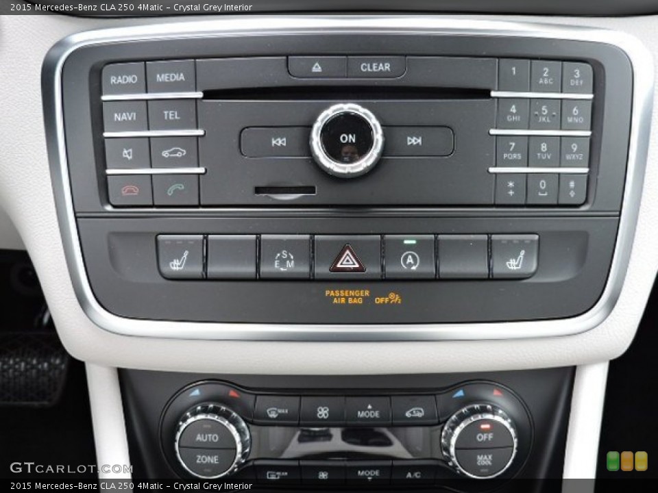 Crystal Grey Interior Controls for the 2015 Mercedes-Benz CLA 250 4Matic #103378524