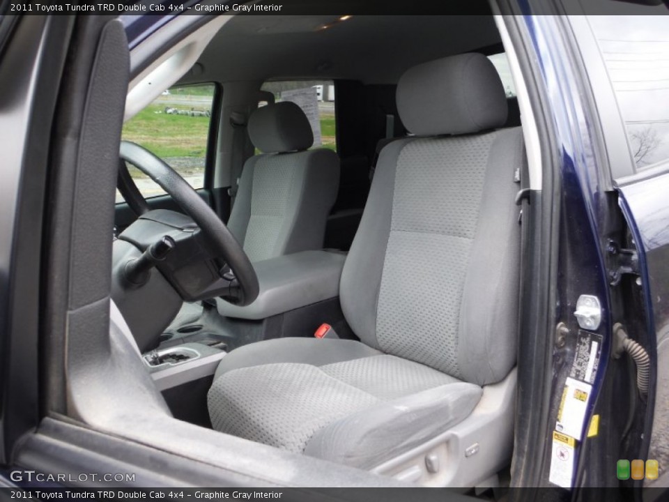 Graphite Gray Interior Photo for the 2011 Toyota Tundra TRD Double Cab 4x4 #103385112