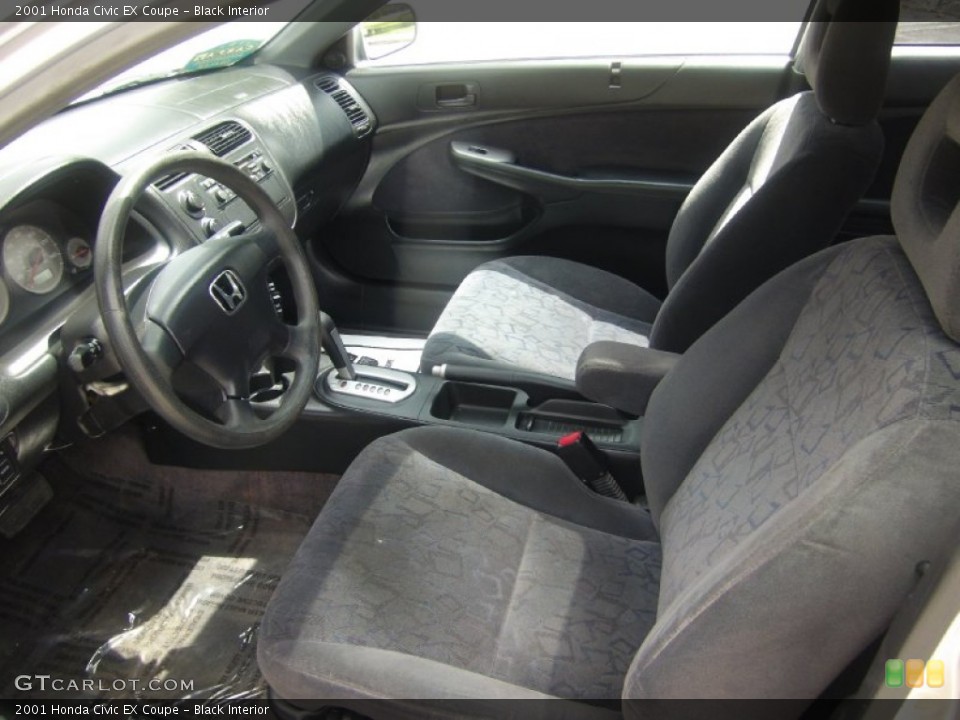 Black Interior Photo for the 2001 Honda Civic EX Coupe #103386984