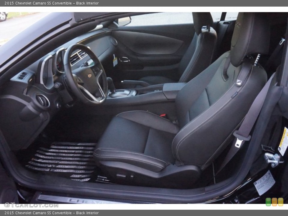 Black Interior Photo for the 2015 Chevrolet Camaro SS Convertible #103388619