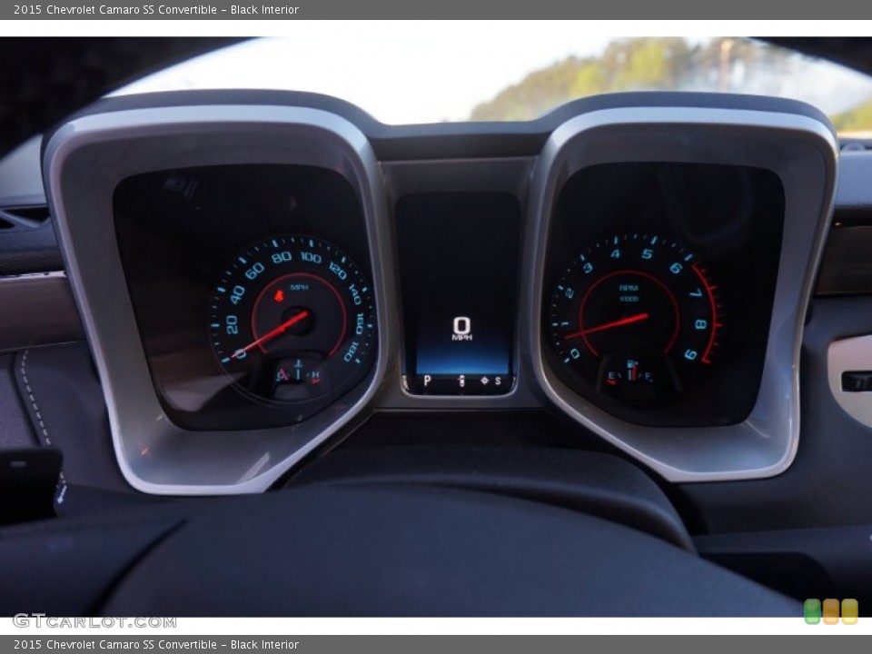 Black Interior Gauges for the 2015 Chevrolet Camaro SS Convertible #103388712