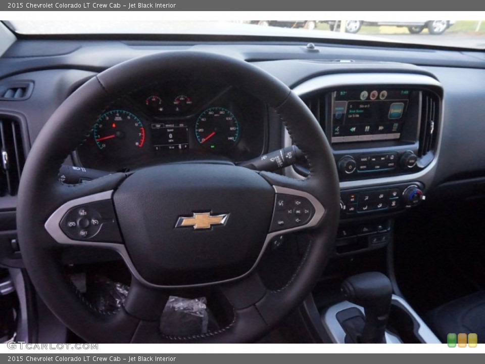 Jet Black Interior Dashboard for the 2015 Chevrolet Colorado LT Crew Cab #103390209
