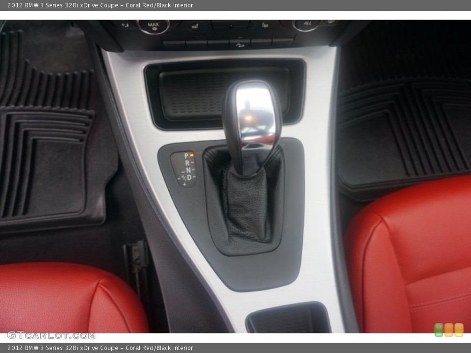 Coral Red/Black Interior Transmission for the 2012 BMW 3 Series 328i xDrive Coupe #103392255