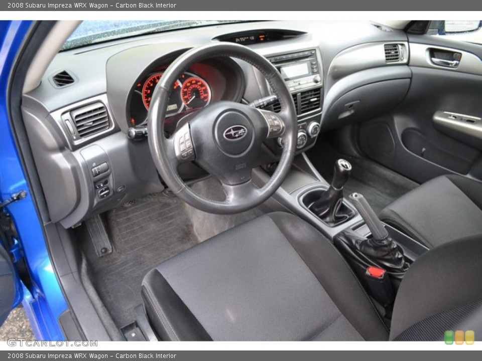 Carbon Black Interior Photo for the 2008 Subaru Impreza WRX Wagon #103396971