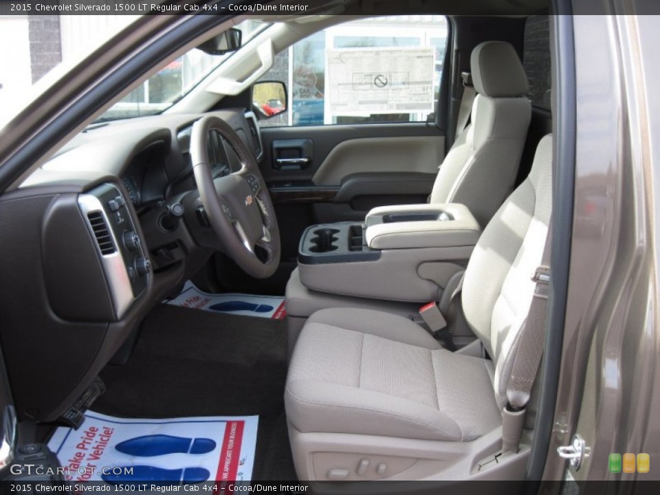 Cocoa/Dune Interior Photo for the 2015 Chevrolet Silverado 1500 LT Regular Cab 4x4 #103400859