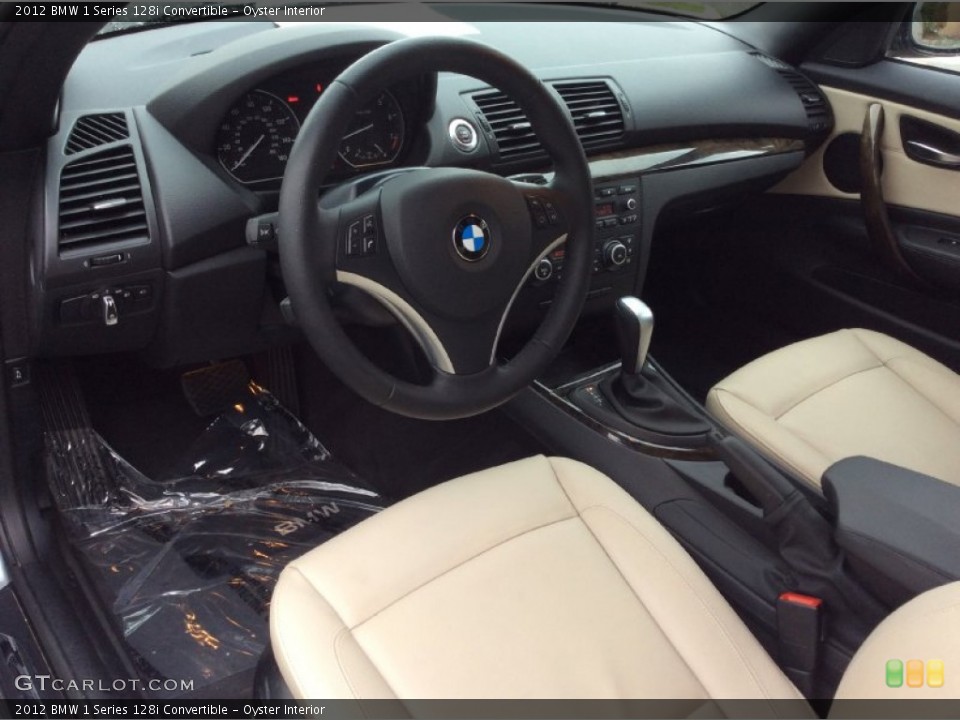 Oyster Interior Photo for the 2012 BMW 1 Series 128i Convertible #103401403