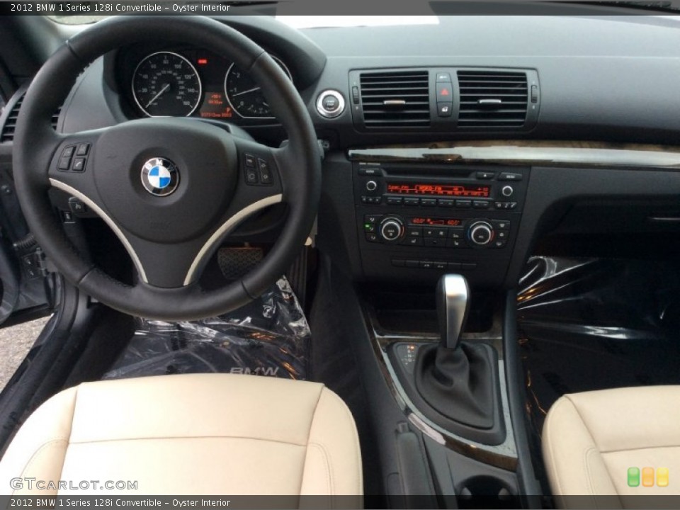 Oyster Interior Dashboard for the 2012 BMW 1 Series 128i Convertible #103401475