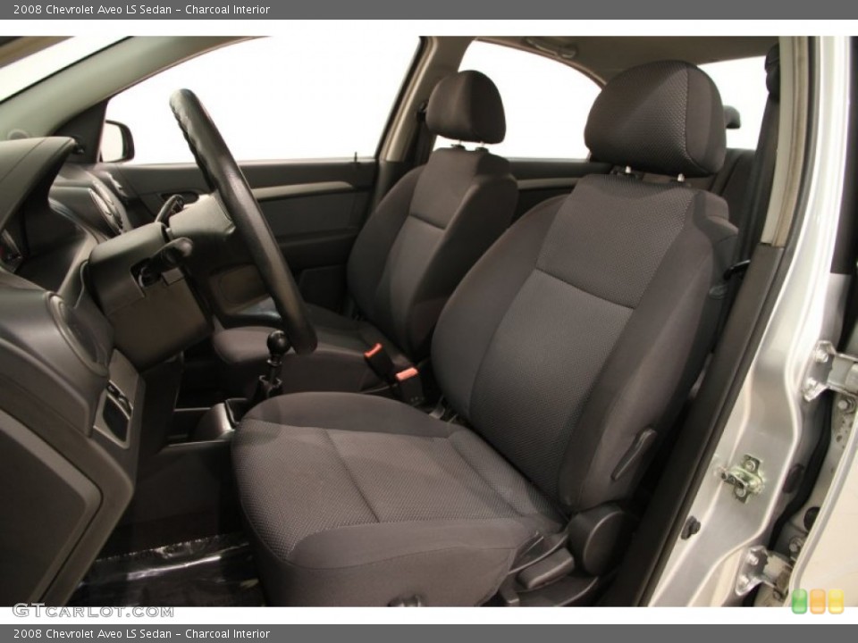 Charcoal Interior Photo for the 2008 Chevrolet Aveo LS Sedan #103406443