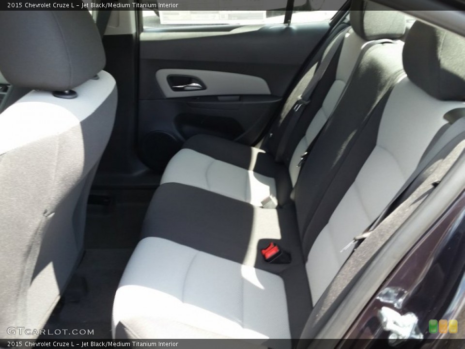 Jet Black/Medium Titanium Interior Rear Seat for the 2015 Chevrolet Cruze L #103409302