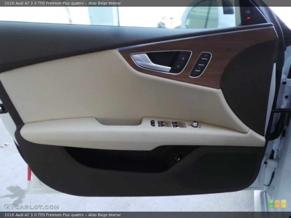 Atlas Beige Interior Door Panel for the 2016 Audi A7 3.0 TFSI Premium Plus quattro #103410787