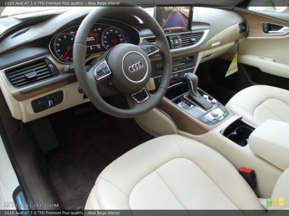 Atlas Beige Interior Photo for the 2016 Audi A7 3.0 TFSI Premium Plus quattro #103410805