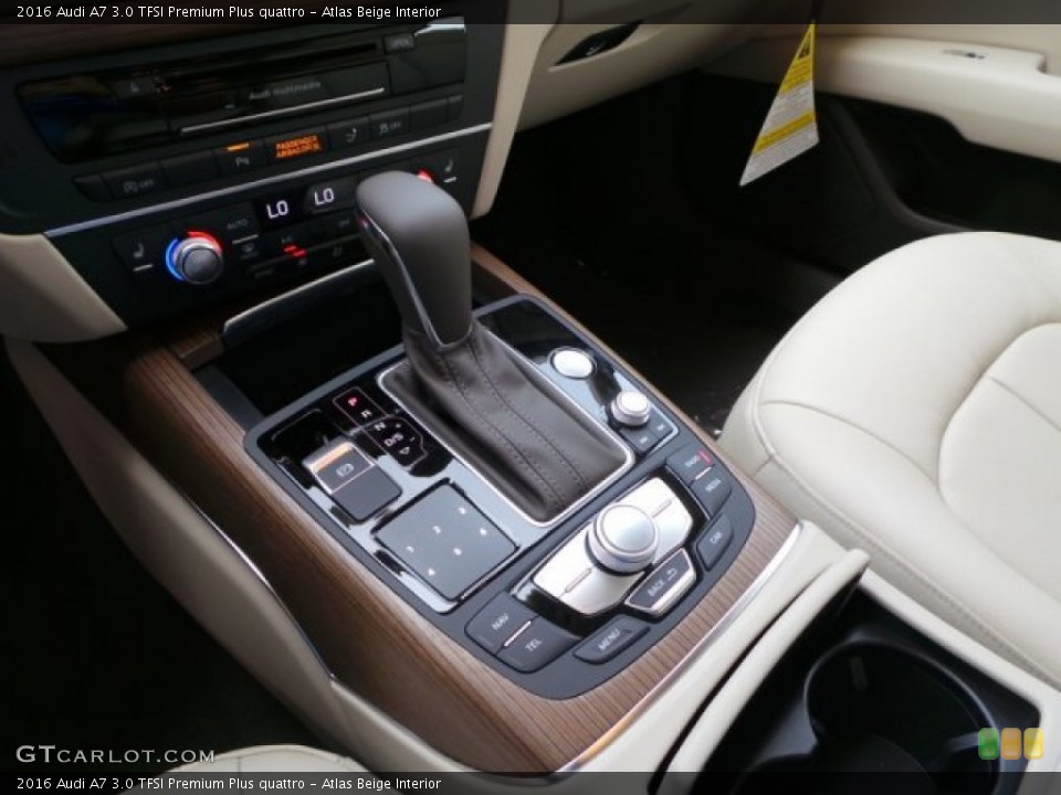 Atlas Beige Interior Controls for the 2016 Audi A7 3.0 TFSI Premium Plus quattro #103410868