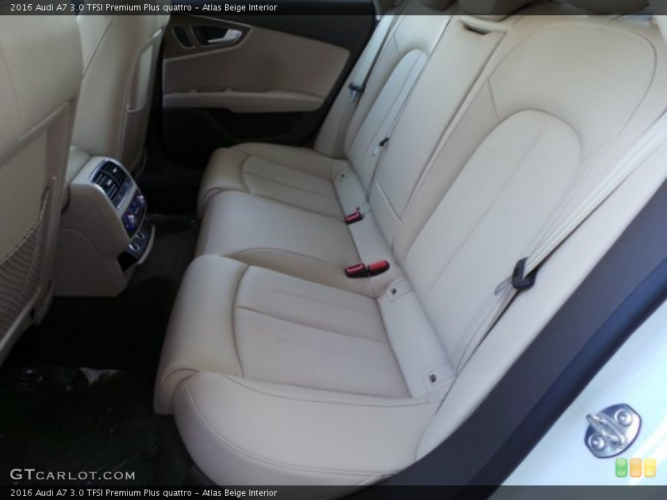 Atlas Beige Interior Rear Seat for the 2016 Audi A7 3.0 TFSI Premium Plus quattro #103411015
