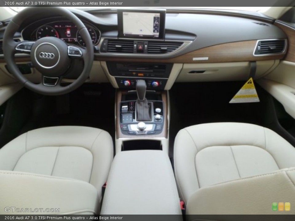 Atlas Beige Interior Dashboard for the 2016 Audi A7 3.0 TFSI Premium Plus quattro #103411033