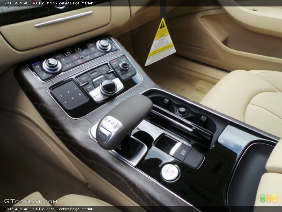 Velvet Beige Interior Transmission for the 2015 Audi A8 L 4.0T quattro #103412122