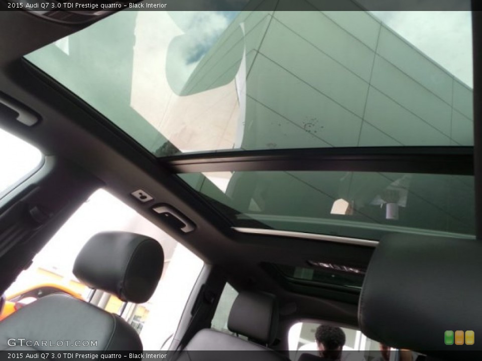 Black Interior Sunroof for the 2015 Audi Q7 3.0 TDI Prestige quattro #103414315