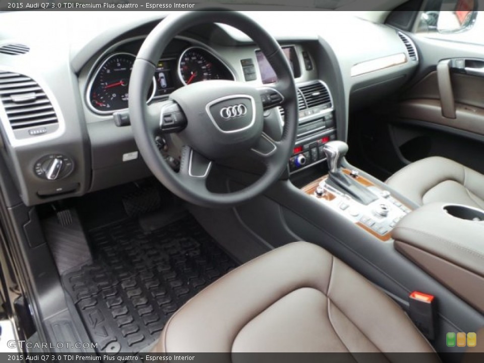 Espresso Interior Photo For The 2015 Audi Q7 3 0 Tdi Premium